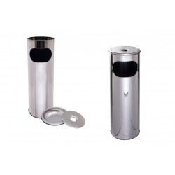 CINZEIRO PAPELEIRA INOX 12L...