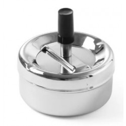 CINZEIRO INOX C/BOTAO PRESSÃO